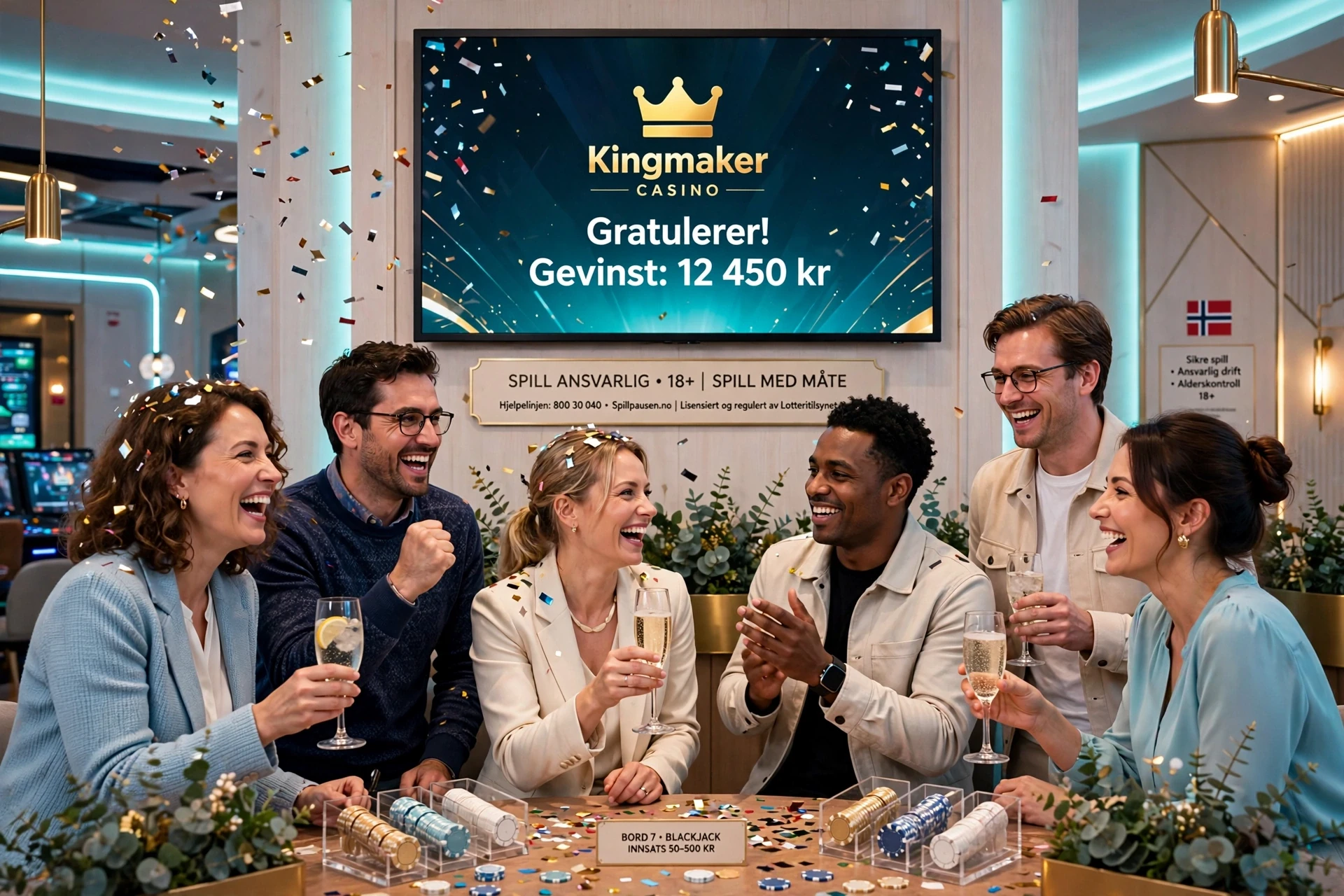 beste jackpotspill hos Kingmaker Casino