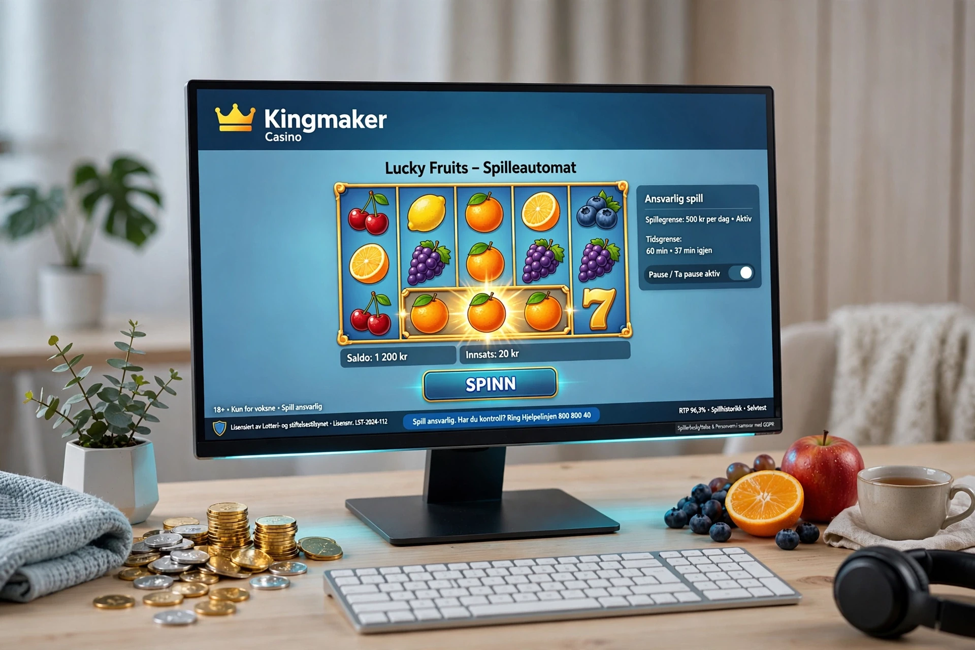spilleautomater KINGMAKER CASINO