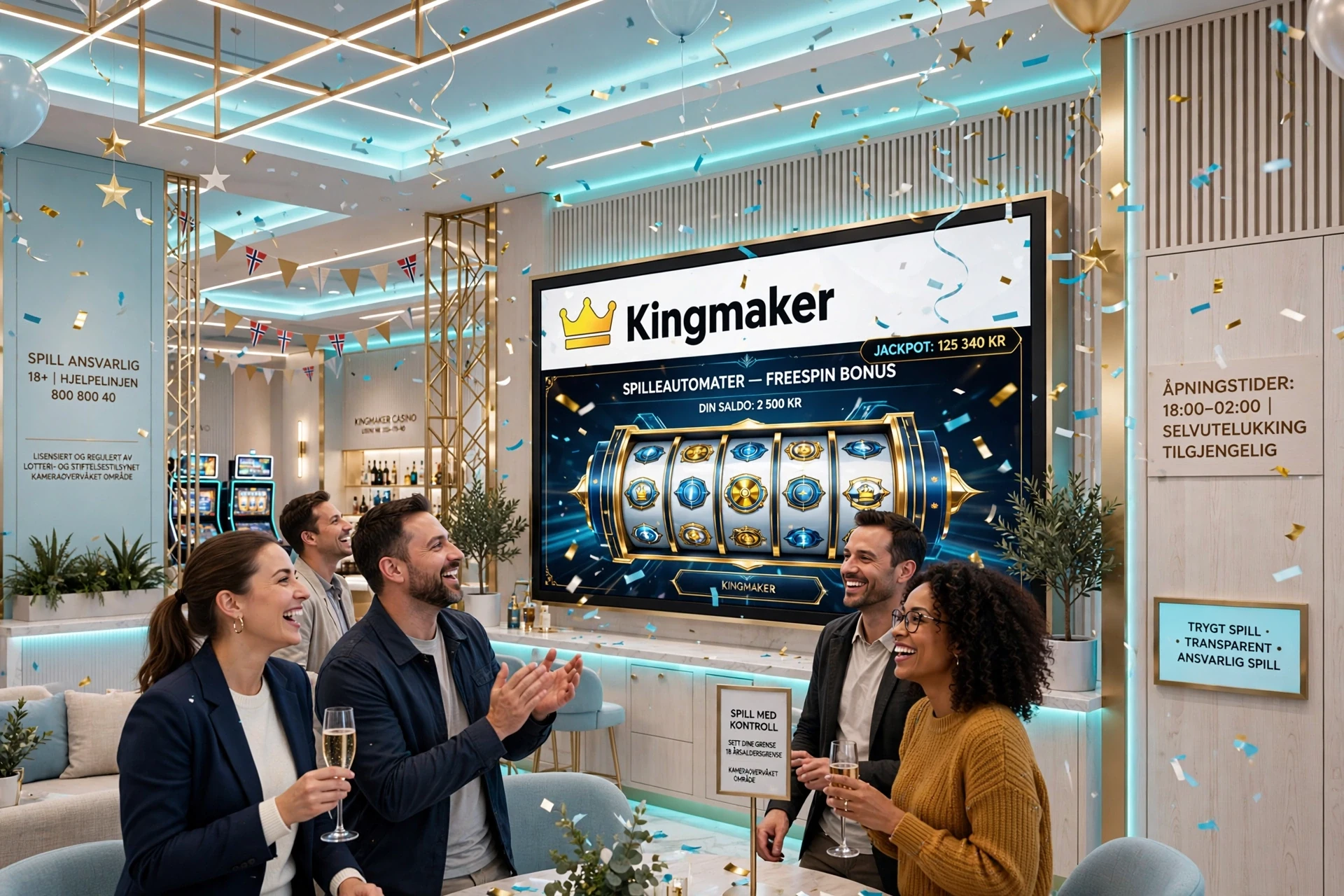 gode spilleautomater Kingmaker Casino