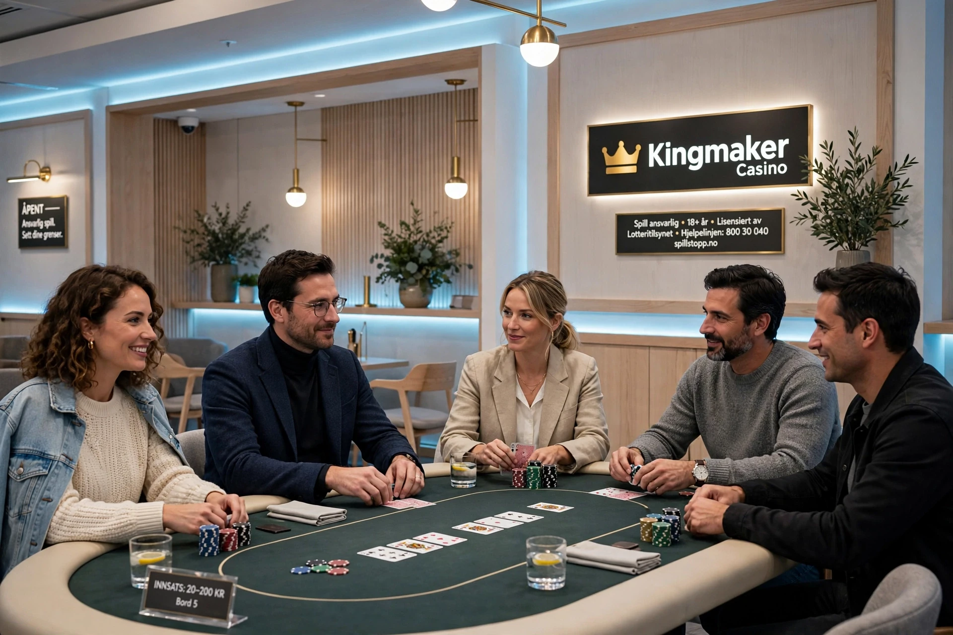 pokerturnering hos KINGMAKER CASINO
