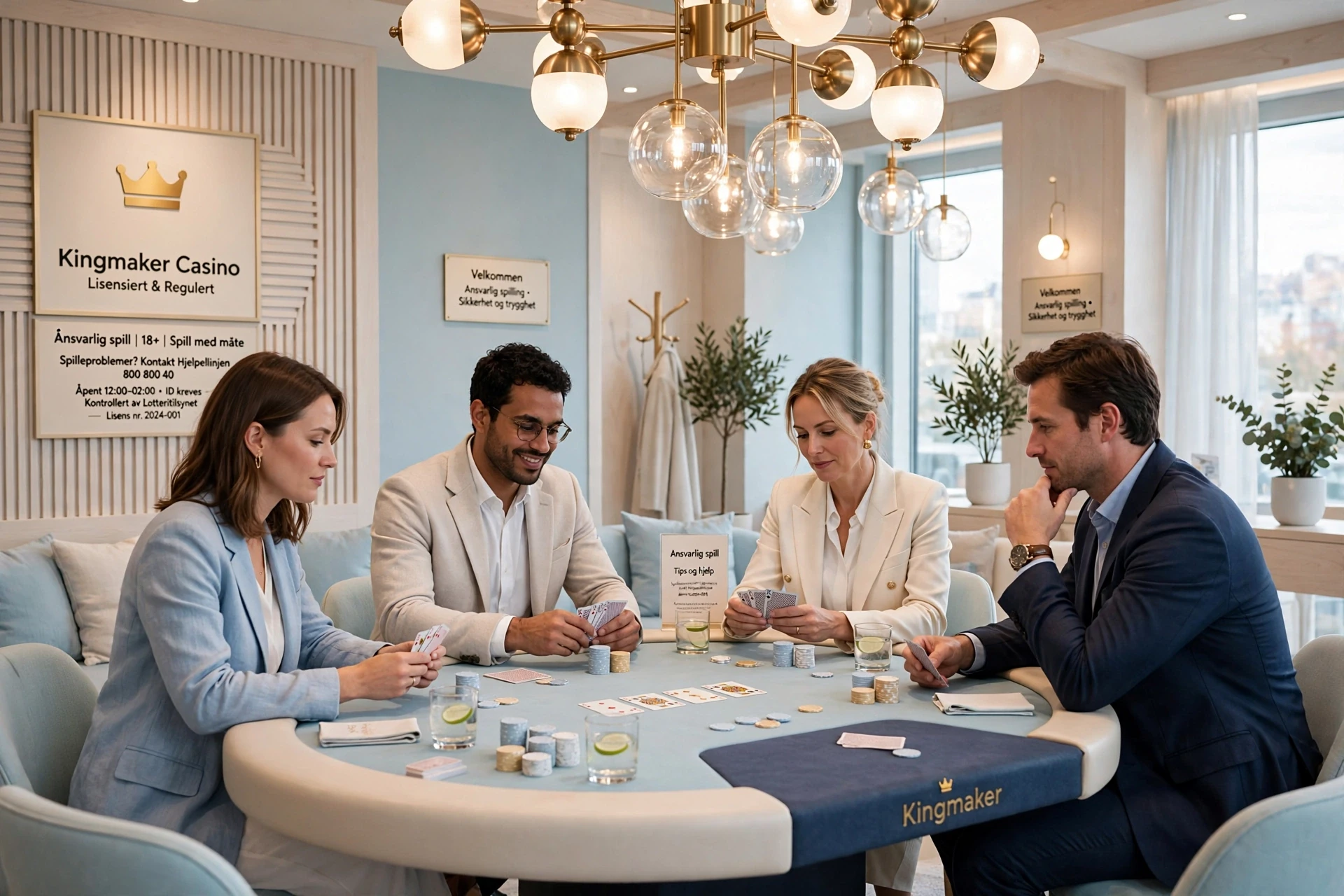 bordspill på Kingmaker Casino i Norge