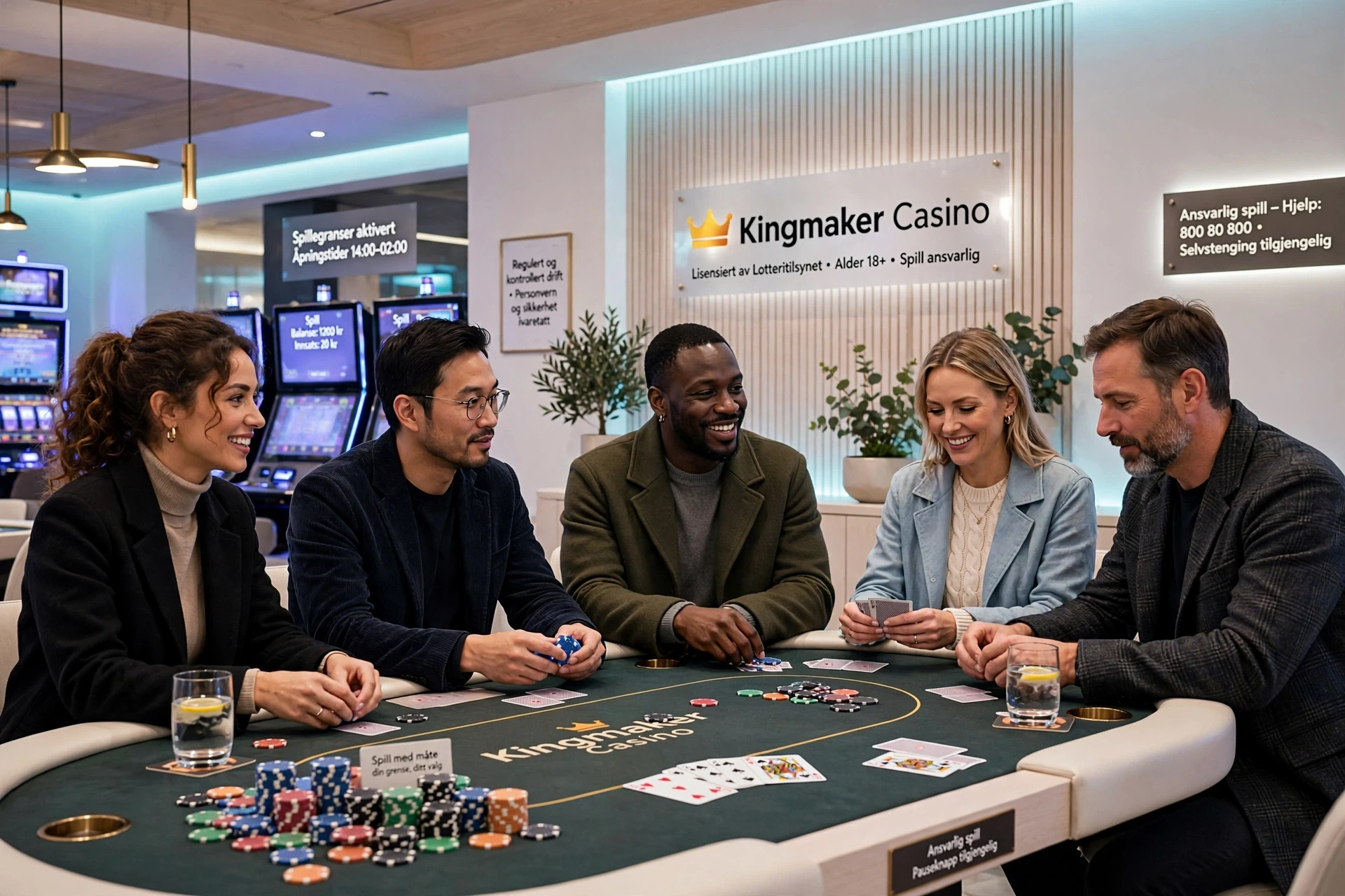 Grunnleggende om spillet KINGMAKER CASINO