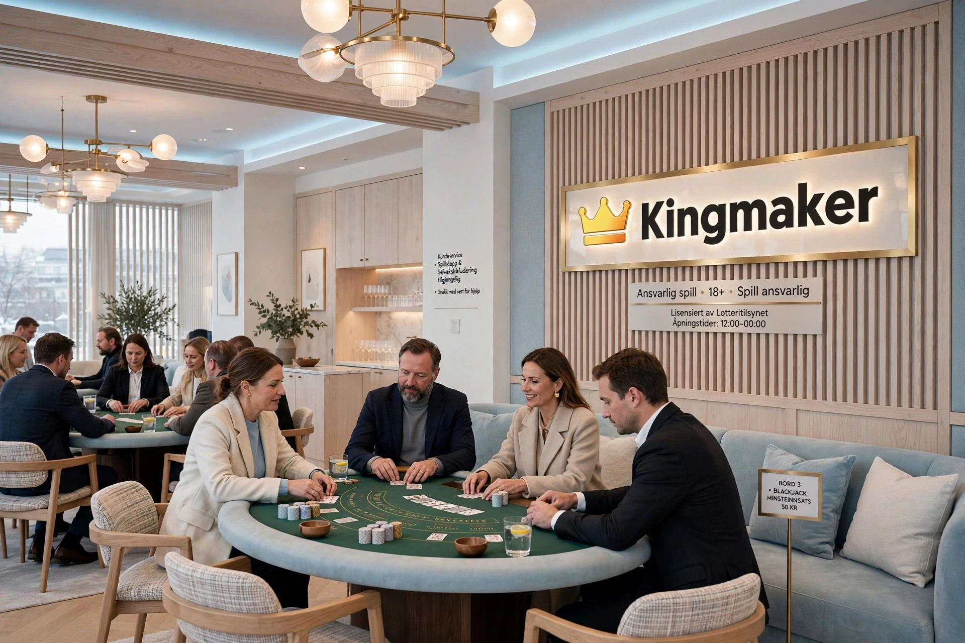VIP spillrom kasino Kingmaker Casino